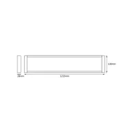 Lampy sufitowe - OSRAM Lampa sufitowa LED OFFICE LINE, biały / opal, biuro, aluminium - miniaturka - grafika 1