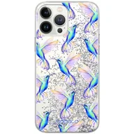Etui i futerały do telefonów - ERT GROUP etui na telefon Apple Iphone XS, case oryginalny i oficjalnie licencjonowany przez Babaco, wzór Hummingbird 002, optymalnie dopasowane, z efektem płynnego brokatu - miniaturka - grafika 1