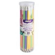 Przybory szkolne - Ołówki pastelowe HB z gumką 36szt) STRIGO - miniaturka - grafika 1