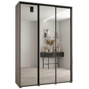 Szafa przesuwna z lustrem wysoka Dakota 2 180 głębokość 60 cm wysokość 235,2 cm - Szafy - miniaturka - grafika 1