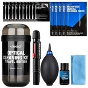Akcesoria czyszczące do aparatów fotograficznych - Vsgo Podróżny Zestaw Do Czyszczenia I Pielęgnacji Sprzętu Foto [Czarny] - miniaturka - grafika 1