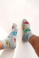 Skarpetki męskie - Skarpetki męskie o niższym kroju w kolorowe auta Milena - miniaturka - grafika 1