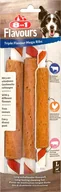 Przysmaki dla psów - Przysmak 8in1 Triple Flavour żeberka do żucia dla psa 140 g - miniaturka - grafika 1