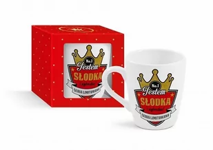 BGTech KUBEK 300ML BARYŁKA GOLD JESTEM SŁODKA zakupy dla domu i biura 44454 - Kubki - miniaturka - grafika 1