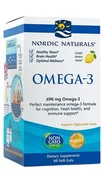 Witaminy i minerały - Omega Pharma NORDIC NATURALS Nordic Naturals 3 690mg smak cytrynowy 60 kapsułek 1125064 - miniaturka - grafika 1
