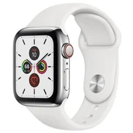 Smartwatch - Apple Watch 5 Cellular 40mm Srebrny (MWX42WB/A) - miniaturka - grafika 1