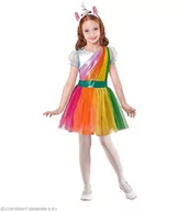 Stroje karnawałowe - Strój dla dzieci, tęczowy jednorożec, rozmiar 116 - miniaturka - grafika 1