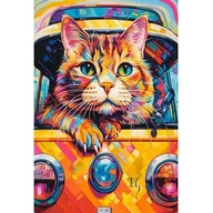 Puzzle - Puzzle 1000 elementów Cat Bus Travel - miniaturka - grafika 1