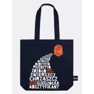 Absztyfikant Torba bawełniana Learn Polish It`s Easy! granatowa - Torby i wózki na zakupy - miniaturka - grafika 1