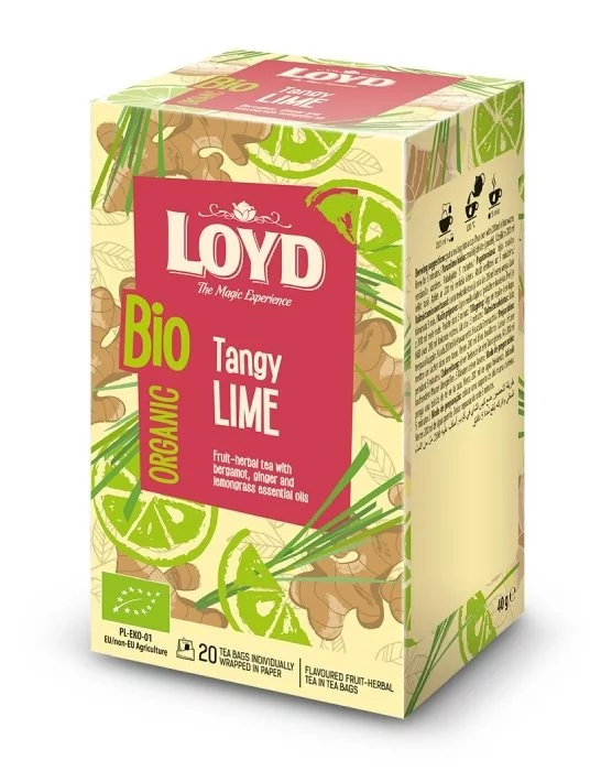 Herbata Loyd BIO Organic Tangy Lime 20x2g