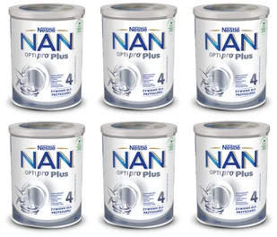 Nestle Nan Optipro Plus 4 Produkt na bazie mleka junior dla dzieci po 2. roku Zgrzewka 6 x 800 g - jedzenie - Mleko modyfikowane - miniaturka - grafika 1