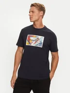 Koszulki męskie - Napapijri T-Shirt S-Portalet Ss NP0A4I3E Granatowy Relaxed Fit - miniaturka - grafika 1