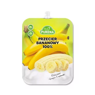 Purena Przecier bananowy 100% Purena, 350g 5906746006335 - Soki i napoje niegazowane - miniaturka - grafika 1