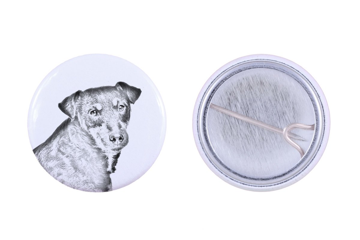 Niemiecki terier myśliwski, Jagdterrier - przypinka z twoim psem, dodaj własne foto, marka Art-Dog