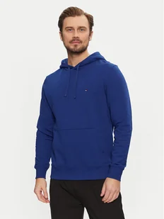 Tommy Hilfiger Bluza Essential MW0MW37235 Niebieski Regular Fit - Bluzy męskie - miniaturka - grafika 1