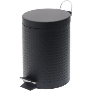 Kosz nierdzewny MONO Malva 3 l czarny - Kosze na śmieci - miniaturka - grafika 1
