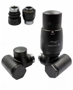 Zawór termostatyczny do grzałki INTEGRA czarny strukturalny prawy GZ1/2 - Zawory i kraniki Zawór termostatyczny do grzałki INTEGRA czarny strukturalny prawy GZ1/2 - Zawory i kraniki - miniaturka - grafika 1