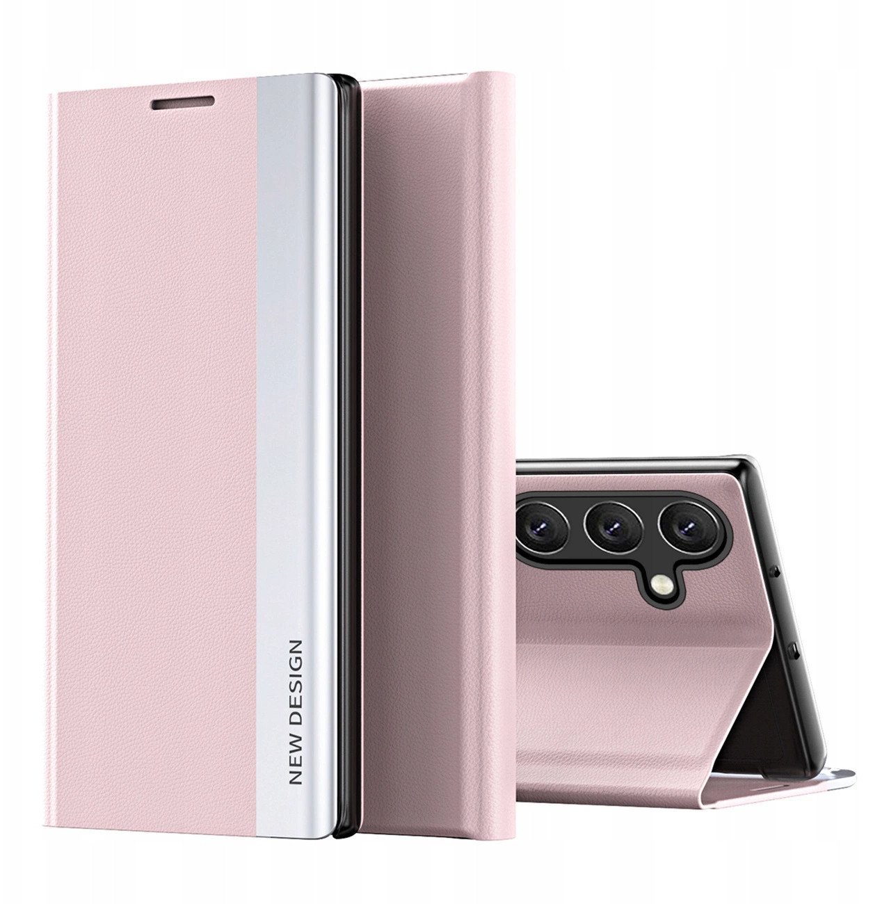 Etui Sleep Case Pro pokrowiec z klapką i podstawką na Samsung Galaxy A26 - różowe