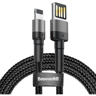 Baseus Kabel CALKLF-H91 (USB 2.0 M - Lightning M; 2m; kolor szaro-czarny) 2_231066 - Kable USB - miniaturka - grafika 1