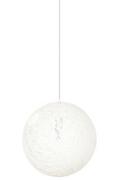 Lampy sufitowe - KingHome Lampa wisząca 40cm Luna biała 1027S-400.WHITE - miniaturka - grafika 1