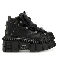 Glany damskie - Glany NEW ROCK M-WALL106-S13 Czarny - miniaturka - grafika 1