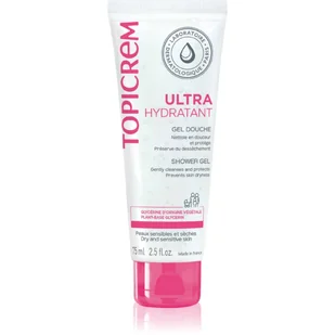 Topicrem UH BODY Gentle Cleansing Gel delikatny żel do mycia do twarzy, ciała i włosów 75 ml - Kremy dla dzieci - miniaturka - grafika 1