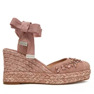 Espadryle damskie - Espadryle Alma En Pena V251105 Różowy - miniaturka - grafika 1