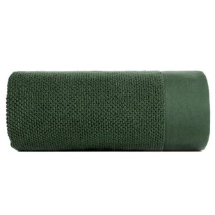 Ręcznik 70x140 Riso zielony ciemny z efektem ryżowym frotte 550 g/m2 Eurofirany - Ręczniki - miniaturka - grafika 1