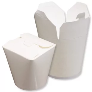 Opakowanie na wynos food box 0,75L biały 50szt $ - Opakowania gastronomiczne - miniaturka - grafika 1