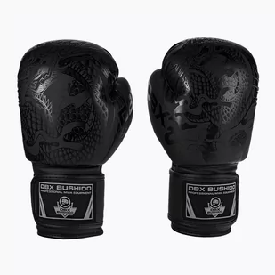 Rękawice bokserskie DBX BUSHIDO "Black Dragon" czarne B-2v18  8 oz - Rękawice bokserskie - miniaturka - grafika 1