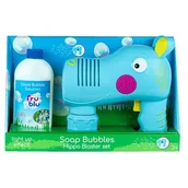 Bańki mydlane - Fru Blu Blaster Hippo + Płyn 0,4L Tm Toys - miniaturka - grafika 1