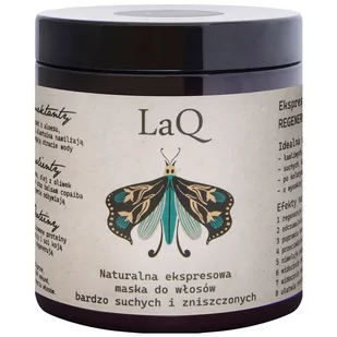 LaQ Ekspresowa REGENERUJĄCA maska do włosów 250ml - Maski do włosów - miniaturka - grafika 1