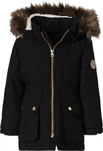 NAME IT Nmfmabe parka dla dziewcząt Pb Camp Anorak, czarny, 80 cm - Kurtki i płaszcze dla dziewczynek - miniaturka - grafika 1