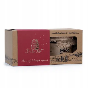 Zestaw miodów seria Beskidy Wielokwiatowy Lipowy 2x250g dla Nauczyciela - Miód - miniaturka - grafika 1