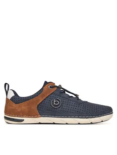 Bugatti Półbuty 321-ASG03-5000-4100 Granatowy - Półbuty męskie - miniaturka - grafika 1