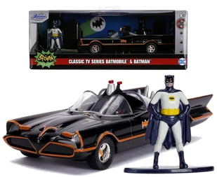 Jada Batman Batmobile Classic TV series + figurka - Samochody i pojazdy dla dzieci - miniaturka - grafika 1