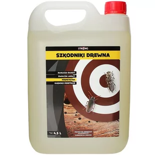 Środek Na Korniki, Kołatki, Spuszczele, Termity Zwalcza I Impregnuje Strong Na Szkodniki Drewna 4,5 L - Zwalczanie i odstraszanie szkodników - miniaturka - grafika 1