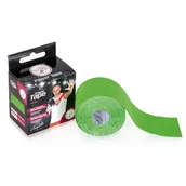 Apteczki i materiały opatrunkowe - Taśma kinezjologiczna bawełniana Power Premium zielona 5cmx5m - >>>  <<< - miniaturka - grafika 1