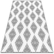 Dywany - Modny winylowy dywan Geometryczne romby 120x180 cm - miniaturka - grafika 1