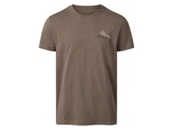 Koszulki męskie - esmara Men T-shirt męski z bawełny (Brązowy, L (52/54)) - miniaturka - grafika 1