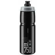 Shakery i bidony sportowe - Elite Elite Bidon Jet czarny, szara grafika, 750ml - miniaturka - grafika 1