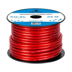 Kabel samochodowy 6GA OD7.8mm CU czerwony 8789 - Akcesoria car audio - miniaturka - grafika 1
