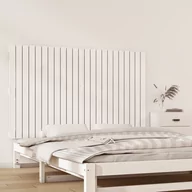 Inne meble do sypialni - Wezgłowie łóżka, białe, 147x3x90 cm, lite drewno sosnowe Lumarko! - miniaturka - grafika 1