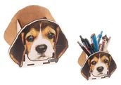 Przyborniki na biurko - Przybornik organizer na biurko Pies - miniaturka - grafika 1