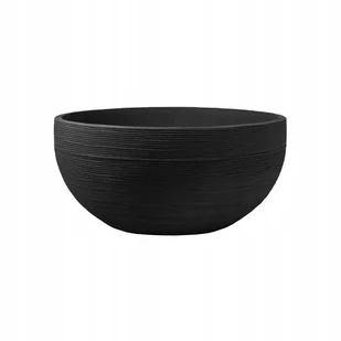 90147 Donica ogrodowa okrągła 60 x 28 cm antracyt PATIO - Donice - miniaturka - grafika 1