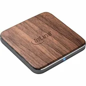 Ładowarki do telefonów - Inline® Qi Woodcharge, Bezprzewodowa, Szybka Ładowarka, Smartfon Bezprzewodowy, 5/7,5/10 W - miniaturka - grafika 1