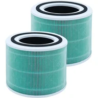 Filtry do oczyszczaczy powietrza - Zestaw 2 filtrów zamiennych do oczyszczacza powietrza LEVOIT Core 300, system filtracji z węglem aktywnym 3 w 1 - miniaturka - grafika 1