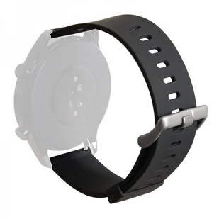 PURO ICON Multibrand Wristband Uniwersalny pasek smartwatch 20 mm S/M &amp;amp M/L czarny UNIWBICON20BLK - Akcesoria do smartwatchy - miniaturka - grafika 1