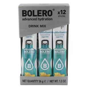 BOLERO Bolero Napój koncentrat 1 kcal Multiwitamina 6g x 12 saszetek - Śmietanki i dodatki do kawy - miniaturka - grafika 1