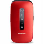 Telefony komórkowe - Panasonic KX-TU550EXR Czerwony - miniaturka - grafika 1